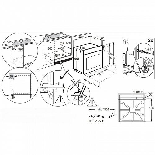 Встраиваемый духовой шкаф Electrolux LOE8P39X