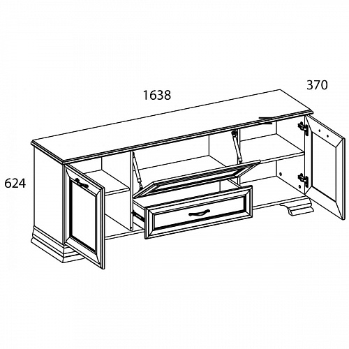 Гостиная TIFFANY №1 Вудлайн кремовый