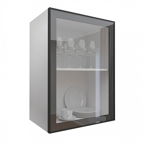 Фасад со стеклом из алюминиевого профиля 500х700