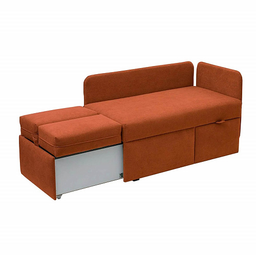 Диван-кушетка Патти 123 Эпик 45 Оранжевый правый