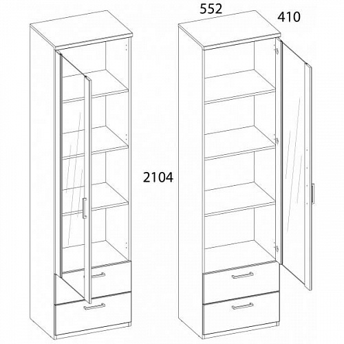 Гостиная DOORSET №1 Дуб наварра
