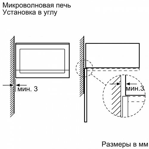 Встраиваемые микроволновые печи BOSCH BEL554MS0