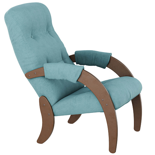 Кресло для отдыха Модель 61 орех антик/Ultra Mint