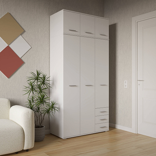 Шкаф НК FUN ШК-3Д Белый