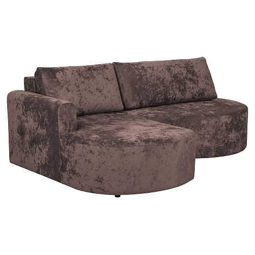 Угловой диван Каир (правый) PLUSH CHOCOLATE