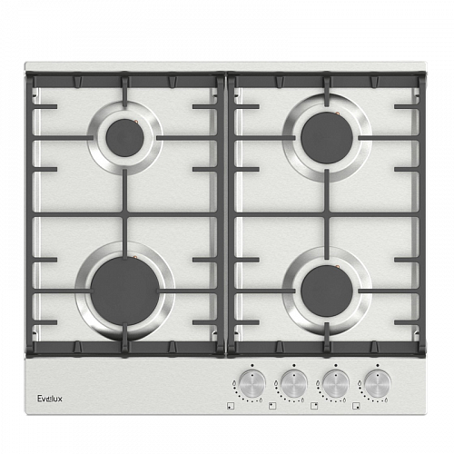 Встраиваемая варочная панель газовая EVELUX HEG 600 X