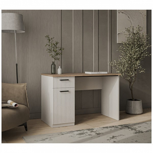 Стол письменный VINATI 1D1S ПЕРСИДСКИЙ ЖЕМЧУГ/АМАРОК