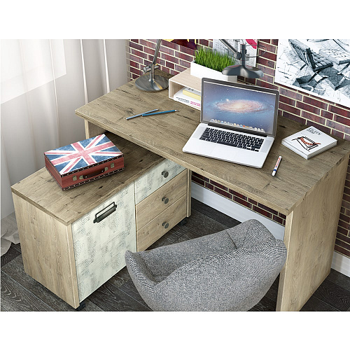 Стол письменный 120 DIESEL дуб мадура