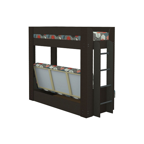 Диван-кровать двухъярусный GEOMETRY SLATE/Венге