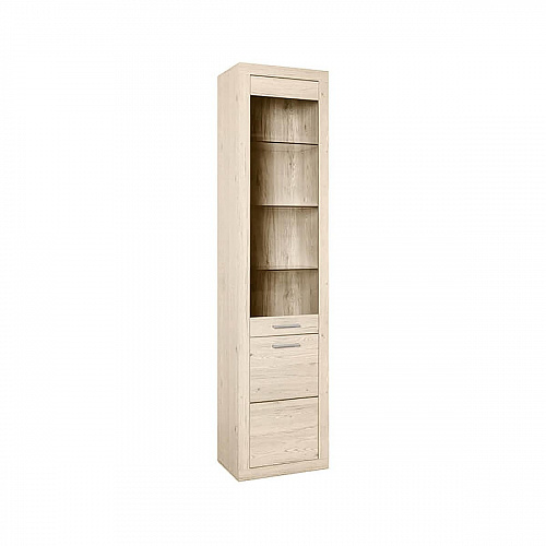 Шкаф-витрина 1D1V OSKAR дуб Санремо