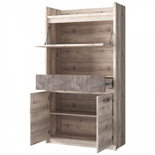 Шкаф 3D1SN JAZZ Каштан найроби/Оникс