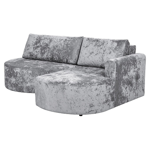 Угловой диван Каир (Левый) PLUSH SILVER