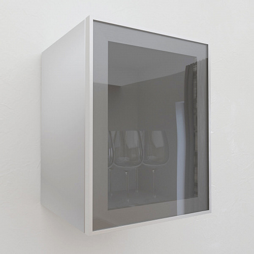 Фасад со стеклом из алюминиевого профиля 350х450