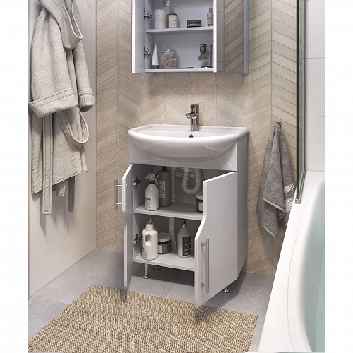 Тумба под раковину Turin 600-2-0 с умывальником