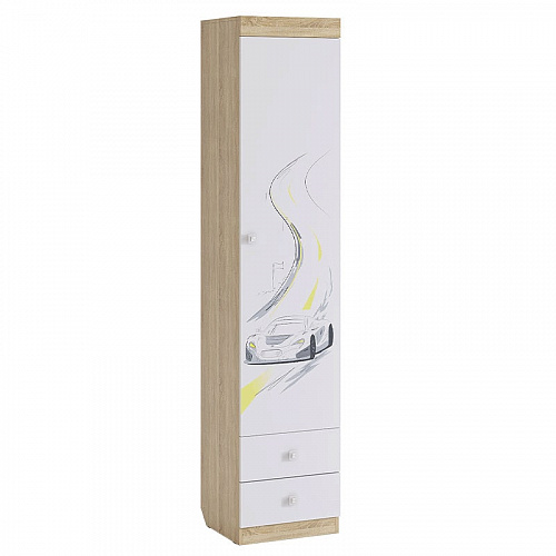 Набор детской мебели Форсаж К1 дуб сонома/белый