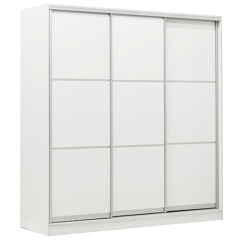 Шкаф-купе 3-х дверный 2020х590 ВАРИАНТ 3 Белый жемчуг