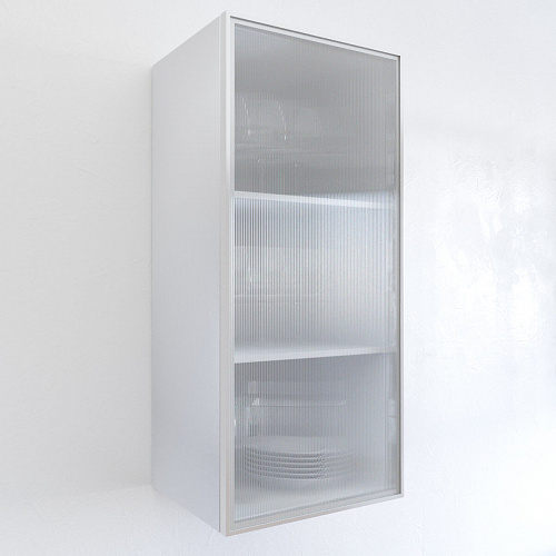 Фасад со стеклом из алюминиевого профиля 400х900