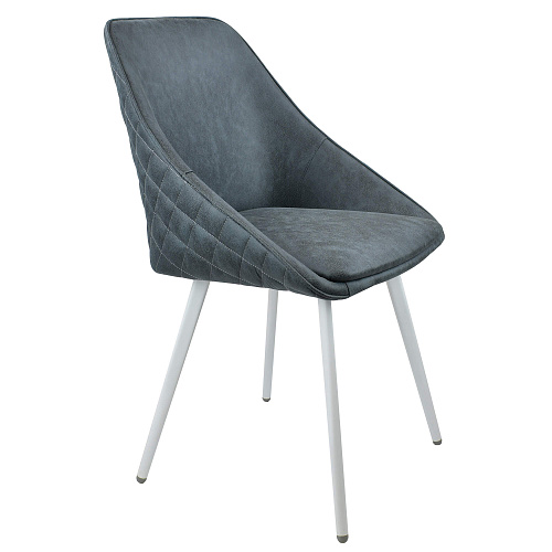 Стул Монти ST Лофт белый муар/Плутон 101