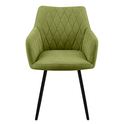 Стул Диаманте Лофт черный муар/Канди Олива