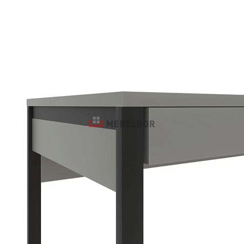 Стол письменный лофт DQ MADRID М-2 Черный/Серый графит