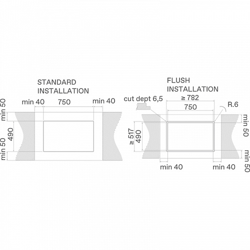 Варочная панель с вытяжкой ELICA NIKOLATESLA ALPHA B BL/A/78-PRF0193270