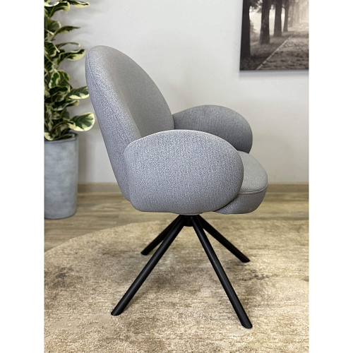 Стул Kenner 312SD черный/серый E86