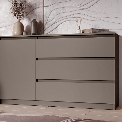 Комод ВЕГА 1Д-3Я Мокко