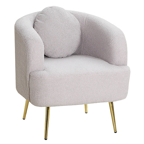 Кресло отдыха Богема BARNI SILVER/Золото