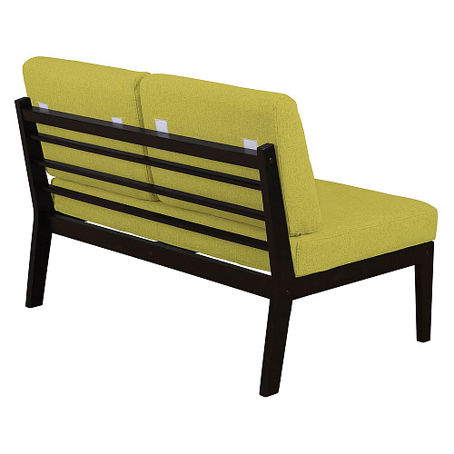 Диван-скамья массив мягкая Венге/UNO LIME