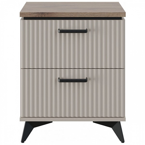 Тумба прикроватная VINATI 2S ПЕРСИДСКИЙ ЖЕМЧУГ/АМАРОК