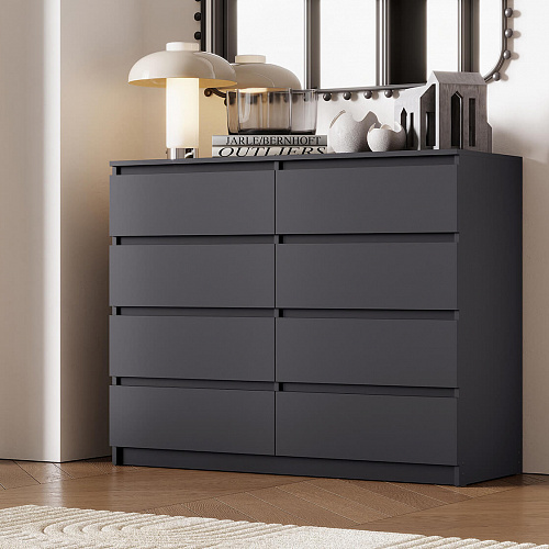 Комод ВЕГА Люкс 8Я Графит