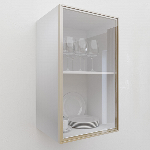 Фасад со стеклом из алюминиевого профиля 400х700