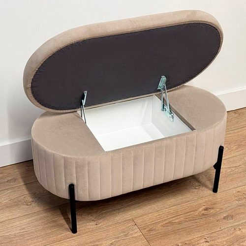 Пуф Винни капучино (велюр)