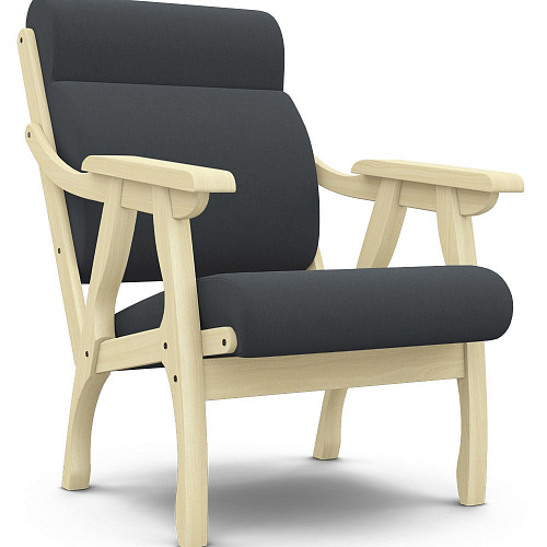 Кресло отдыха Вега-10 CATANIA GRAPHITE/Бесцветный (Лак)