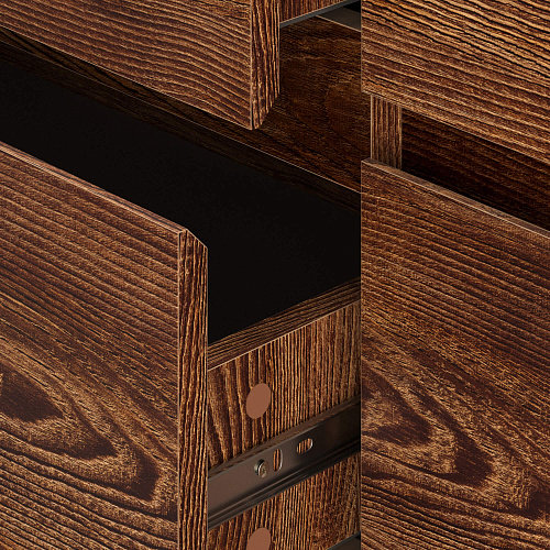 Комод НК DIEGO 6 ящиков Каштан