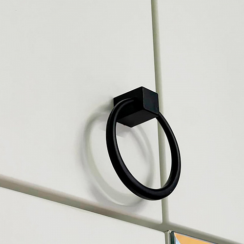 Антресоль трехдверная Ева 117.01 белое дерево/белый матовый