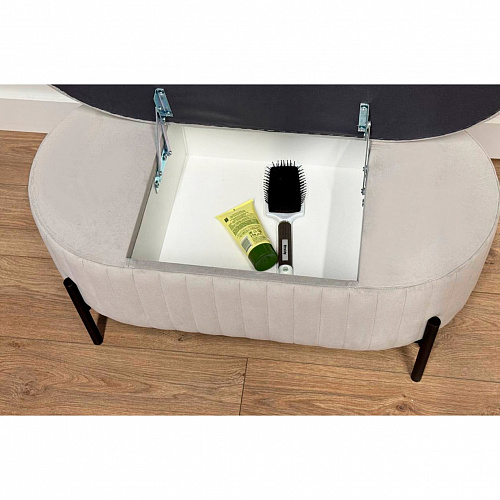 Пуф Винни галька (велюр)