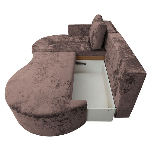 Угловой диван Каир (правый) PLUSH CHOCOLATE