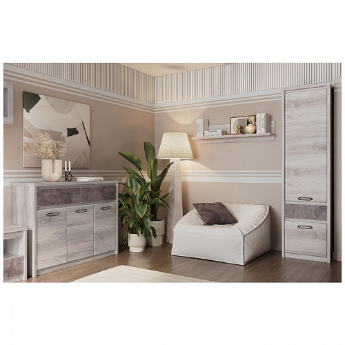 Комод 3D2S JAZZ Каштан найроби/Оникс