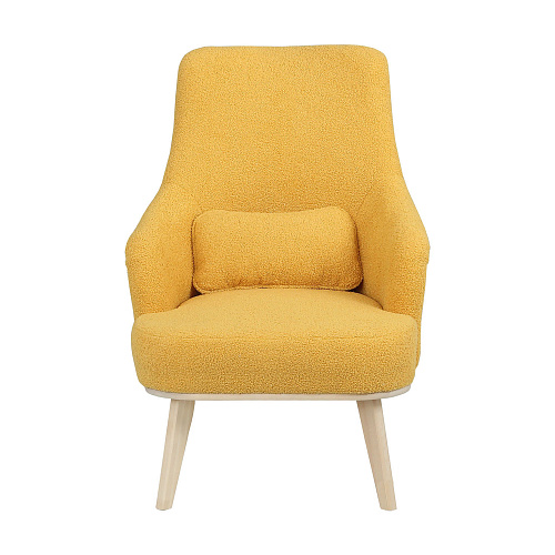 Кресло Комфорт-5 Высокая спинка BARNI CURCUMA/Бесцветный