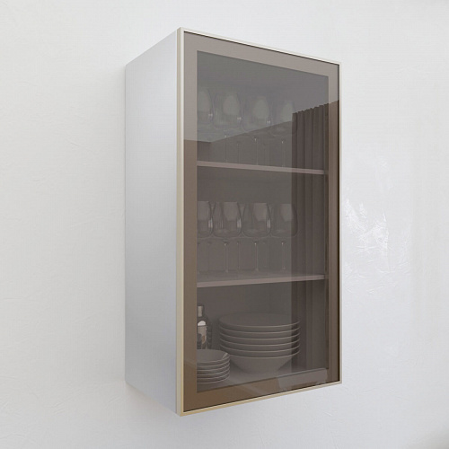 Фасад со стеклом из алюминиевого профиля 500х900