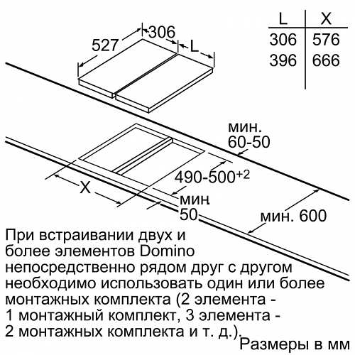 Индукционная домино BOSCH PIB375FB1E