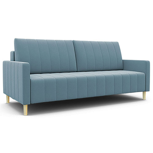 Диван ХИЛТОН CATANIA DUSTY BLUE/Бесцветный