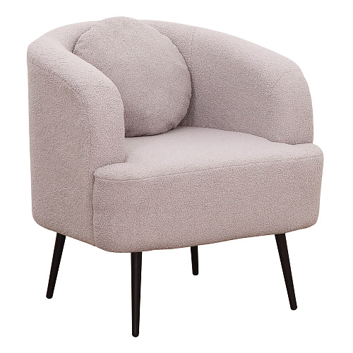 Кресло отдыха Богема BARNI SILVER/Черный