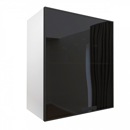 Фасад со стеклом из алюминиевого профиля 600х700