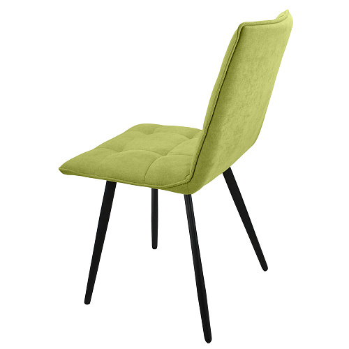 Стул Рица Лофт черный муар/Канди Олива