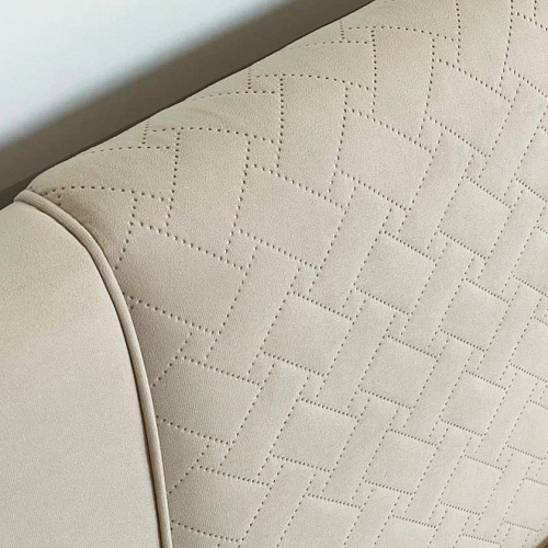 Кровать с подъемным механизмом Хлоя 120х200 крем (велюр)