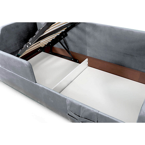 Кровать детская Дрим МГ Мора серый