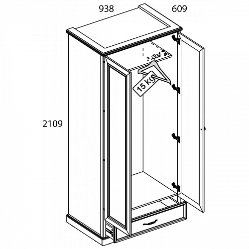 Спальный гарнитур TOSCANA NEW Персидский жемчуг/Каньон