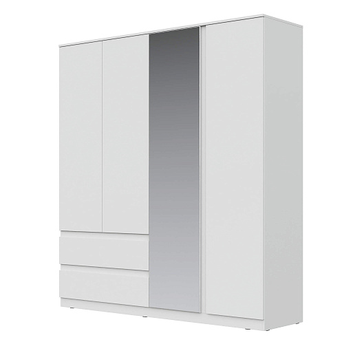 Шкаф НК STERN ШКЯ-4 с зеркалом Белый